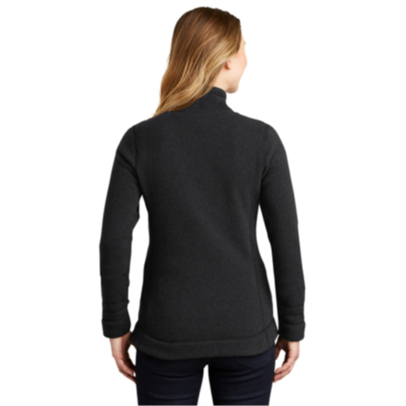 The North Face® Ladies Sweater Fleece Jacket in Black Heather - Thumbnail (Preview) 2