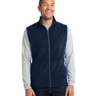 Men's  Port Authority Micro-fleece Vest in Navy