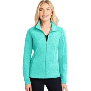 Port Authority Micro-fleece Jacket in Aqua Green Heather