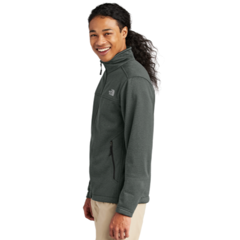 The North Face® Ridgewall Soft Shell Jacket in Dark Grey Heather - Thumbnail (Preview) 3