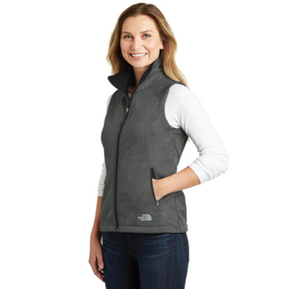 The North Face® Ladies Ridgewall Soft Shell Vest in Dark Grey Heather - Thumbnail 4