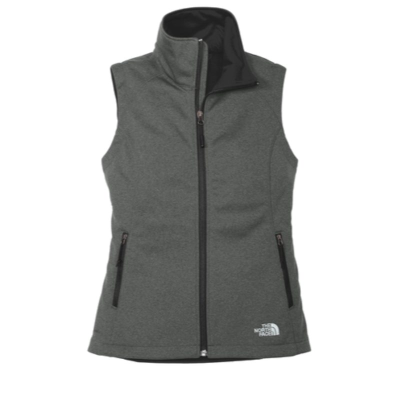 The North Face® Ladies Ridgewall Soft Shell Vest in Dark Grey Heather - Thumbnail (Preview) 5