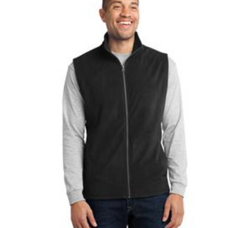 Men's  Port Authority Micro-fleece Vest in Black