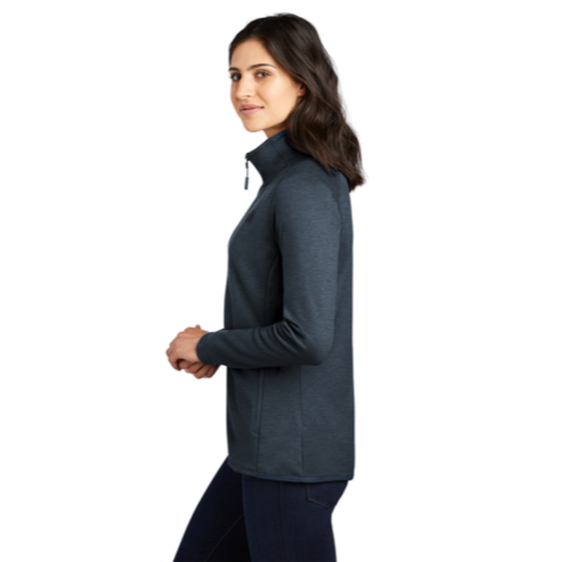 The North Face ® Ladies Skyline Full-Zip Fleece Jacket in Urban Navy Heather - Thumbnail (Preview) 3