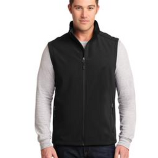 Men's Port Authority Core Soft Shell Vest in Black