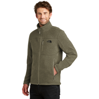 The North Face® Sweater Fleece Jacket in Taupe Green Heather - Thumbnail 4