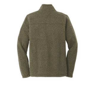 The North Face® Sweater Fleece Jacket in Taupe Green Heather - Thumbnail 6