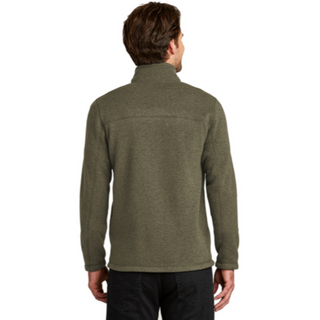 The North Face® Sweater Fleece Jacket in Taupe Green Heather - Thumbnail 2