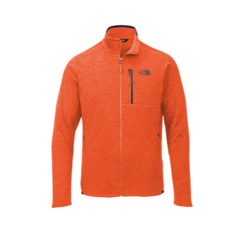 The North Face® Skyline Full-Zip Fleece Jacket in Zion Orange Heather - Thumbnail (Preview) 4