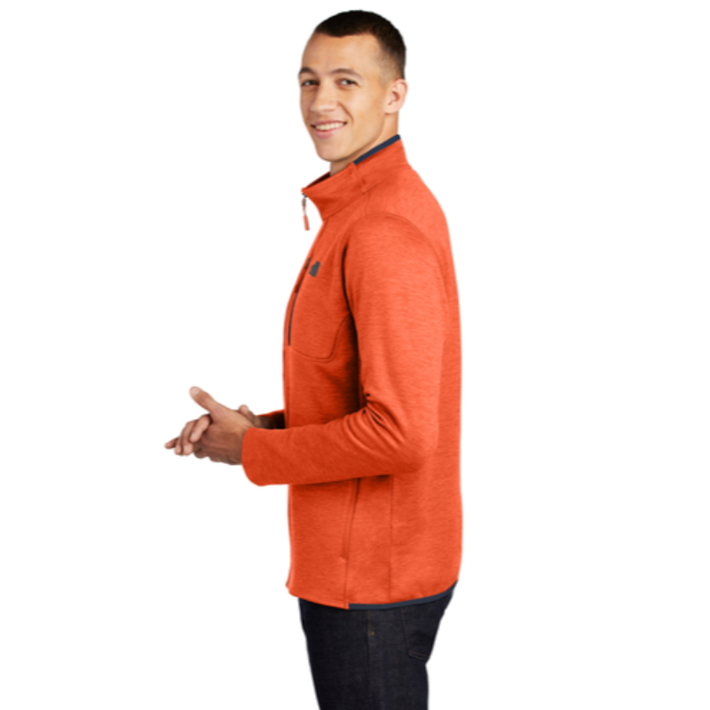 The North Face® Skyline Full-Zip Fleece Jacket in Zion Orange Heather - Thumbnail (Preview) 3