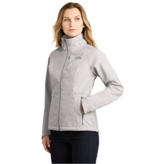 The North Face® Ladies Apex Barrier Soft Shell Jacket in Light Grey Heather - Thumbnail 2