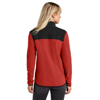 The North Face® Ladies Glacier Full-Zip Fleece Jacket in Rage Red /Black - Thumbnail 2