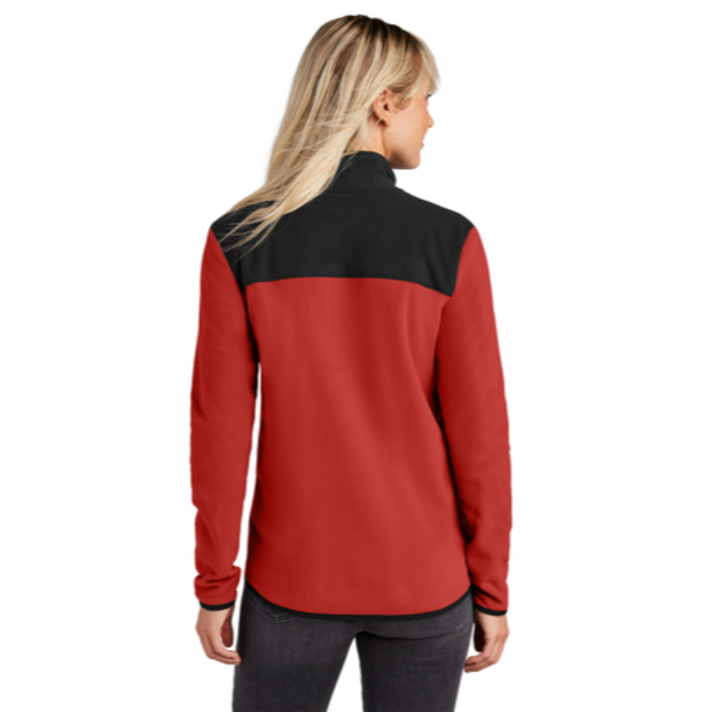 The North Face® Ladies Glacier Full-Zip Fleece Jacket in Rage Red /Black - Thumbnail (Preview) 2