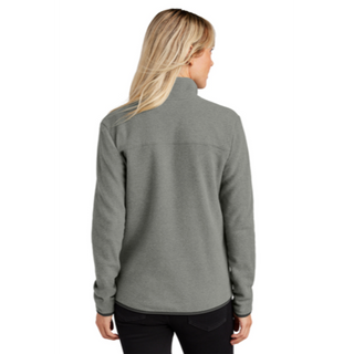 The North Face® Ladies Glacier Full-Zip Fleece Jacket in Medium Grey Heather - Thumbnail 2