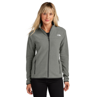 The North Face® Ladies Glacier Full-Zip Fleece Jacket in Medium Grey Heather