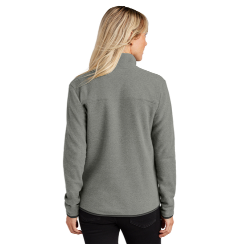 The North Face® Ladies Glacier Full-Zip Fleece Jacket in Medium Grey Heather - Thumbnail (Preview) 2