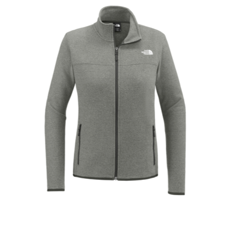 The North Face® Ladies Glacier Full-Zip Fleece Jacket in Medium Grey Heather - Thumbnail (Preview) 4