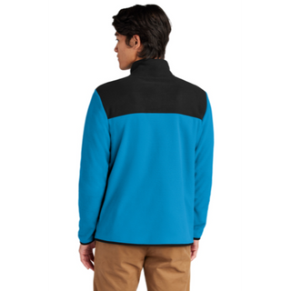 The North Face® Glacier Full-Zip Fleece Jacket in Hero Blue / Black - Thumbnail 2