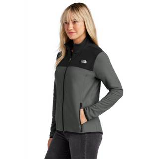 The North Face® Ladies Glacier Full-Zip Fleece Jacket in Asphalt Grey / Black