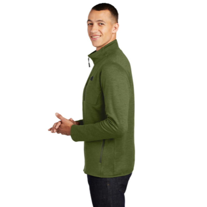 The North Face ® Skyline Full-Zip Fleece Jacket in Four Leaf Clover Heather - Thumbnail (Preview) 3