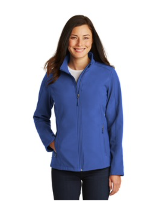  Port Authority Core Soft Shell Jacket in True Royal