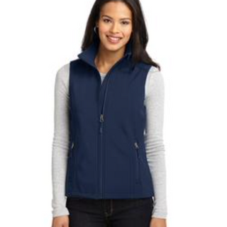 Port Authority Core Soft Shell Vest in Navy Blue 