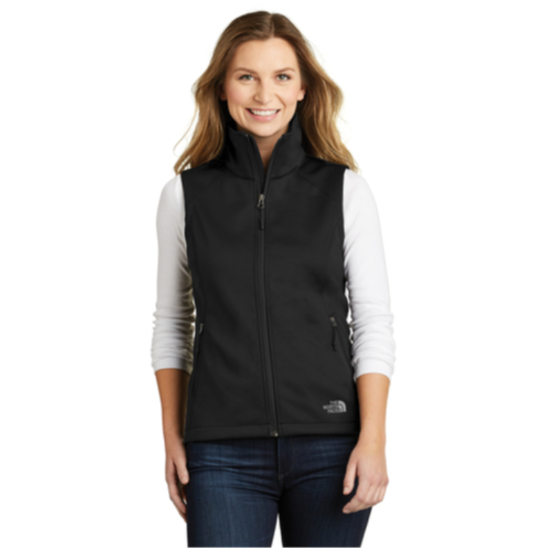 The North Face® Ladies Ridgewall Soft Shell Vest in Black Main Image