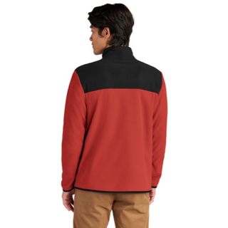 The North Face® Glacier Full-Zip Fleece Jacket in Rage Red / Black - Thumbnail 2