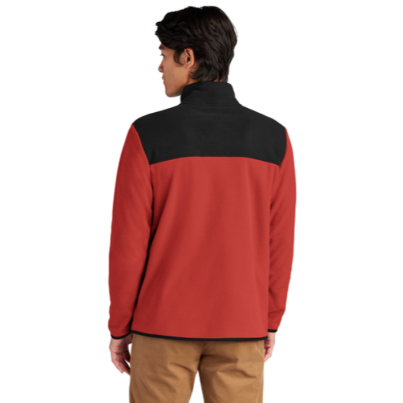 The North Face® Glacier Full-Zip Fleece Jacket in Rage Red / Black - Thumbnail (Preview) 2