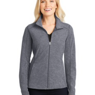 Port Authority Micro-fleece Jacket in True Navy Heather