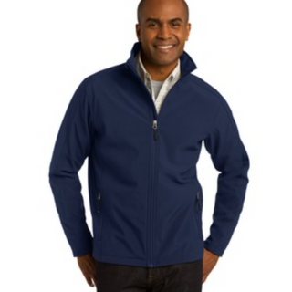 Men's  Port Authority Core Soft Shell Jacket in Navy