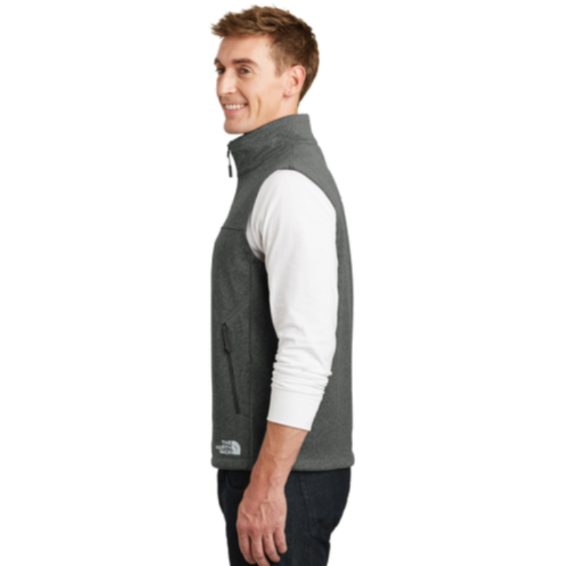 The North Face® Ridgewall Soft Shell Vest in Dark Grey Heather - Thumbnail (Preview) 3