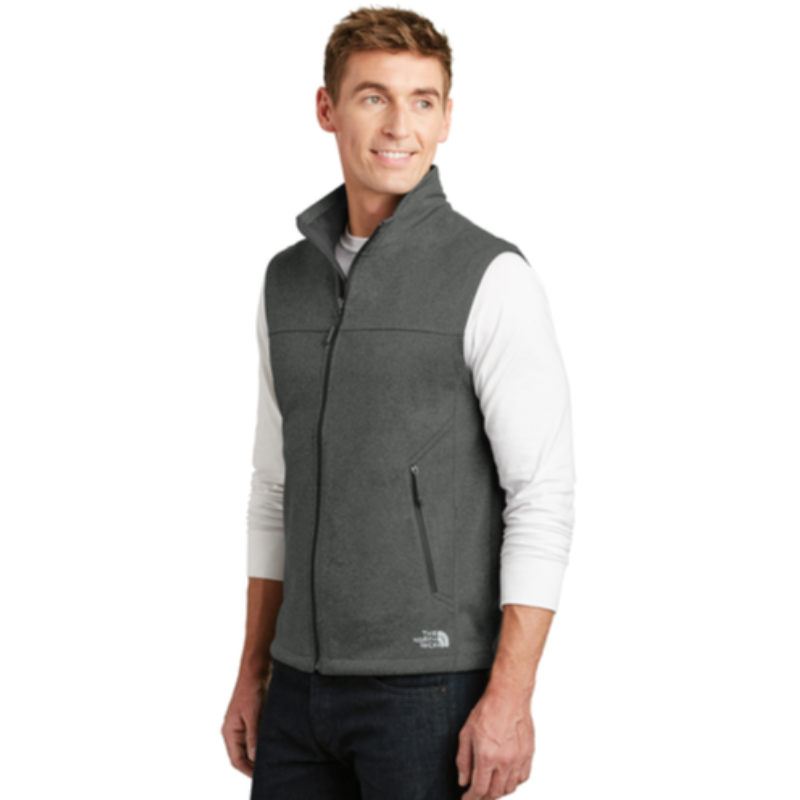 The North Face® Ridgewall Soft Shell Vest in Dark Grey Heather - Thumbnail (Preview) 4