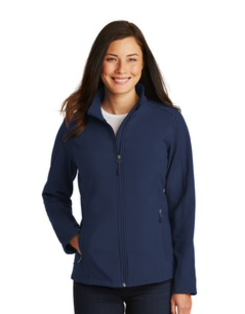  Port Authority Core Soft Shell Jacket in Navy Blue