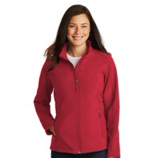  Port Authority Core Soft Shell Jacket in Rich Red