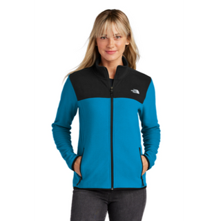 The North Face® Ladies Glacier Full-Zip Fleece Jacket in Hero Blue / Black