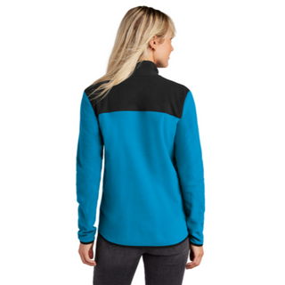 The North Face® Ladies Glacier Full-Zip Fleece Jacket in Hero Blue / Black - Thumbnail 2