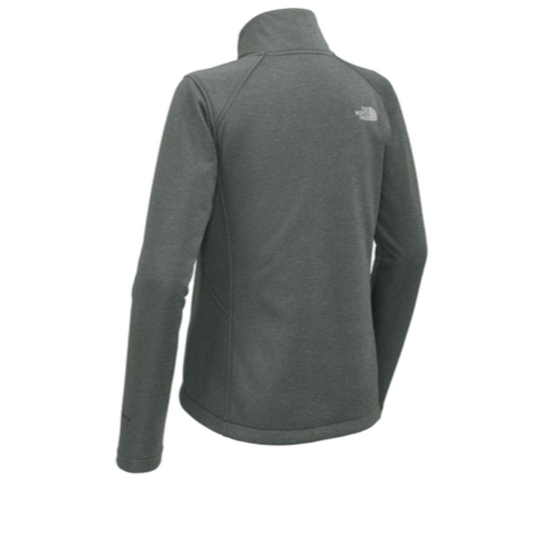 The North Face® Ladies Ridgewall Soft Shell Jacket in Dark Grey Heather - Thumbnail (Preview) 2