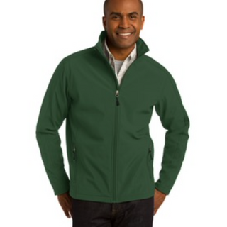  Men's Port Authority Core Soft Shell Jacket in Forrest Green