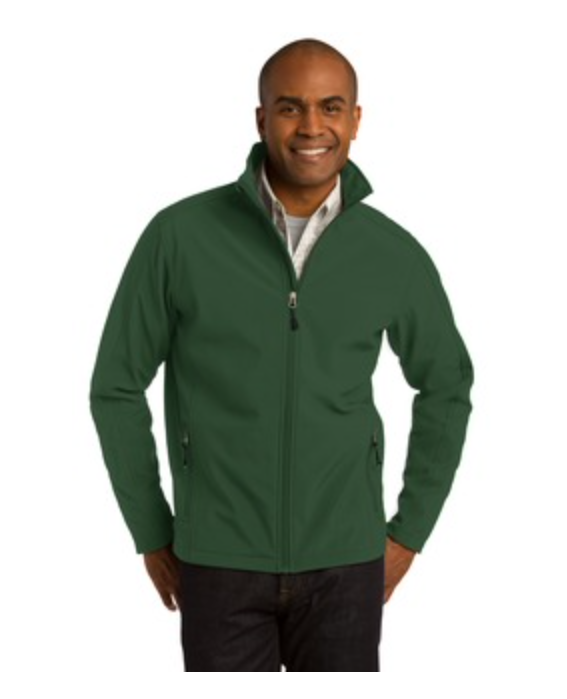  Men's Port Authority Core Soft Shell Jacket in Forrest Green