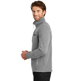 The North Face® Sweater Fleece Jacket in Medium Grey Heather - Thumbnail 3