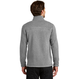 The North Face® Sweater Fleece Jacket in Medium Grey Heather - Thumbnail 2