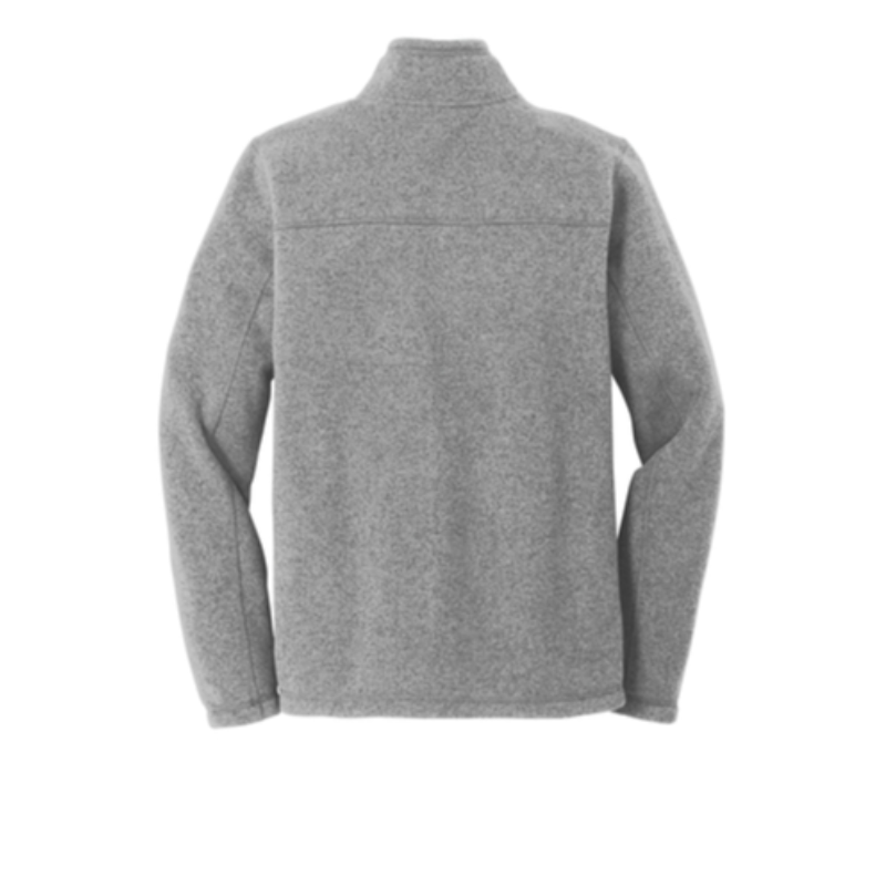 The North Face® Sweater Fleece Jacket in Medium Grey Heather - Thumbnail (Preview) 6