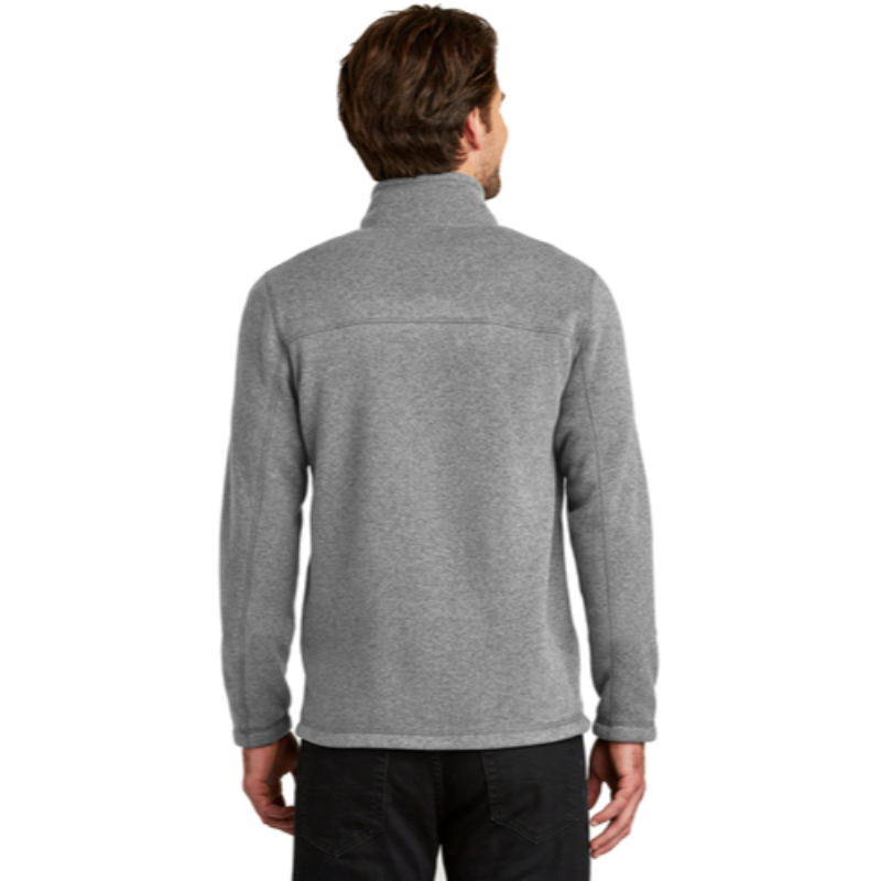 The North Face® Sweater Fleece Jacket in Medium Grey Heather - Thumbnail (Preview) 2