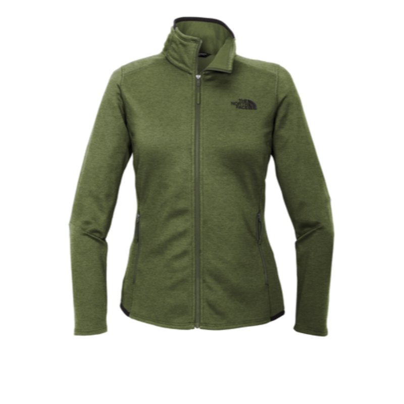 The North Face ® Ladies Skyline Full-Zip Fleece Jacket in Four Leaf Clover Heather - Thumbnail (Preview) 4