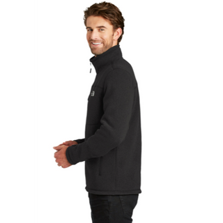 The North Face® Sweater Fleece Jacket in Black Heather - Thumbnail 3