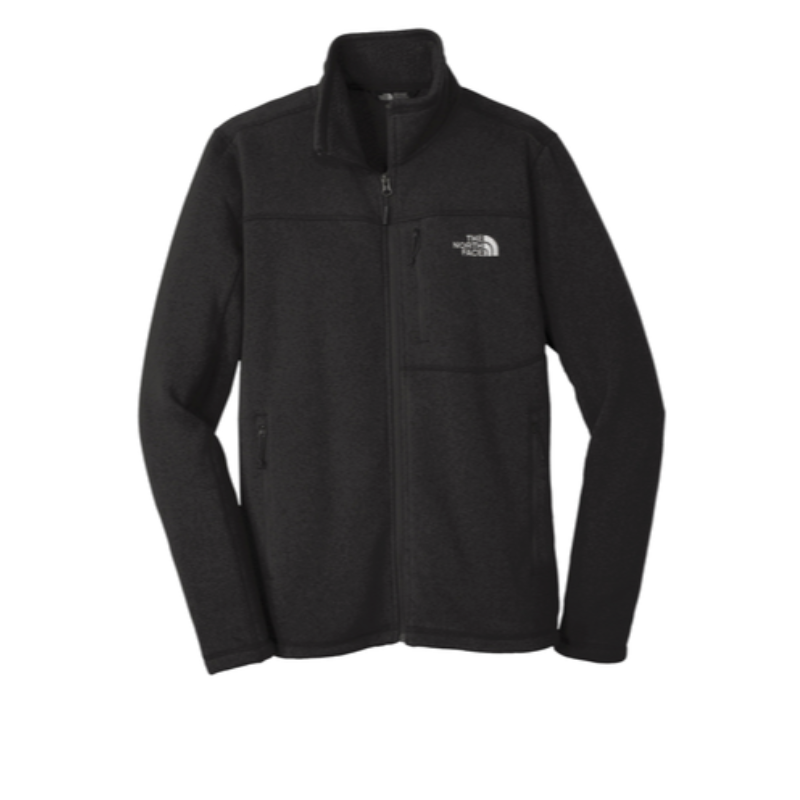 The North Face® Sweater Fleece Jacket in Black Heather - Thumbnail (Preview) 6