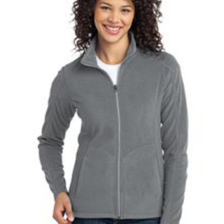 Port Authority Micro-fleece Jacket in Pearl Grey