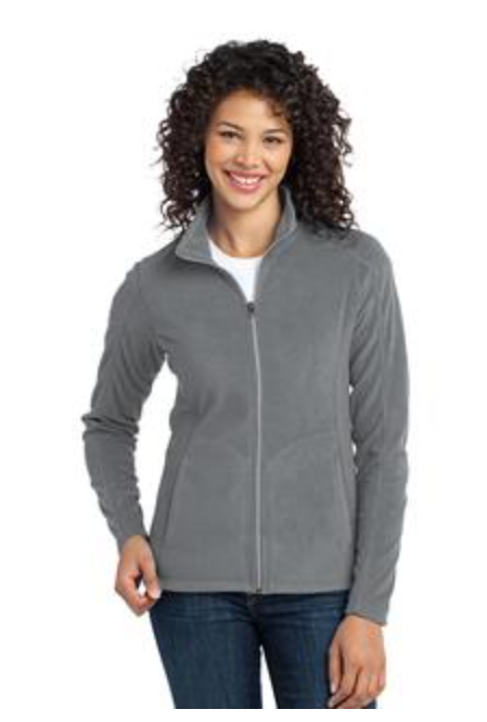 Port Authority Micro-fleece Jacket in Pearl Grey