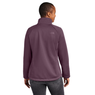 The North Face® Ladies Ridgewall Soft Shell Jacket in Blackberry Wine - Thumbnail 2